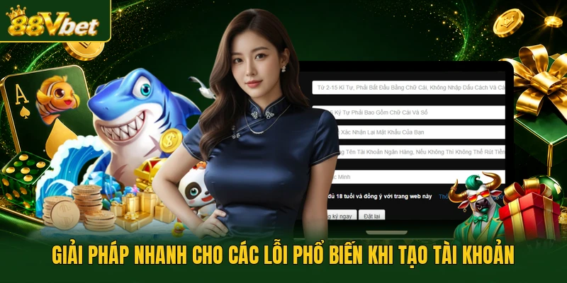 Giải pháp nhanh cho các lỗi phổ biến khi tạo tài khoản